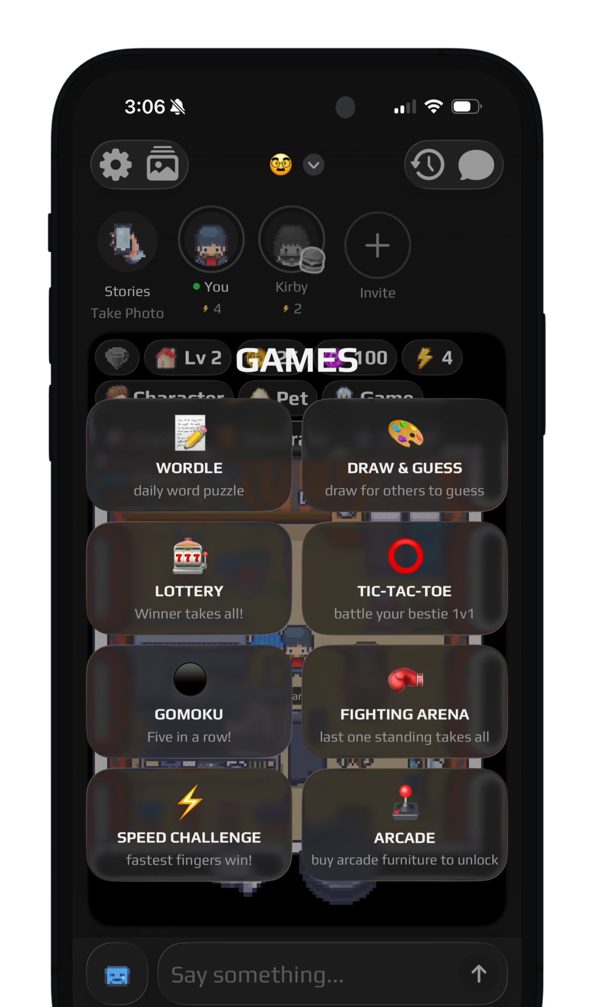 Play mini-games