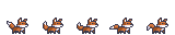 Peeps pixel-art fox pet